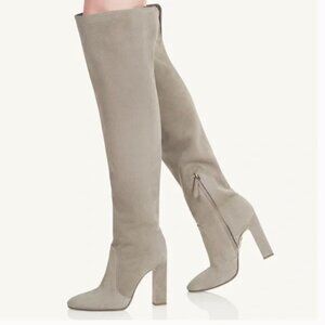 Never Worn Aquazzura Joplin suede over the knee boots